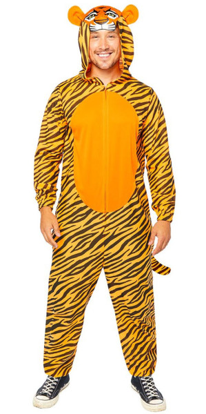 Tiger jumpsuit men's costume