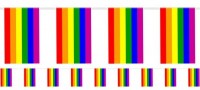 Guirnalda de banderines Arcoíris 7m