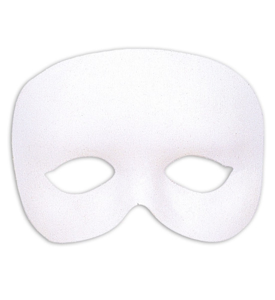 Maschera per gli occhi fantasma bianca