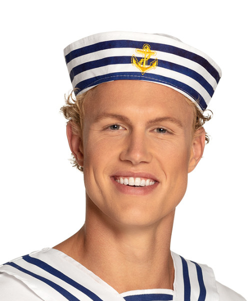 Autentyczna męska czapka marynarska