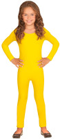 Langærmet børne bodysuit gul