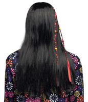 Preview: Hippie lover wig black