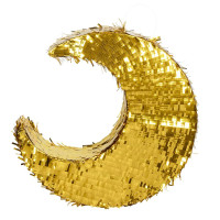 Oversigt: Piñata goldener Mond 44cm