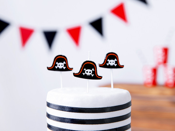 5 świeczek na tort piratów z Morza Południowego