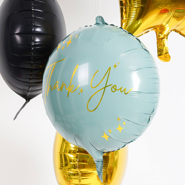 Elegante Bedankt folieballon 45cm