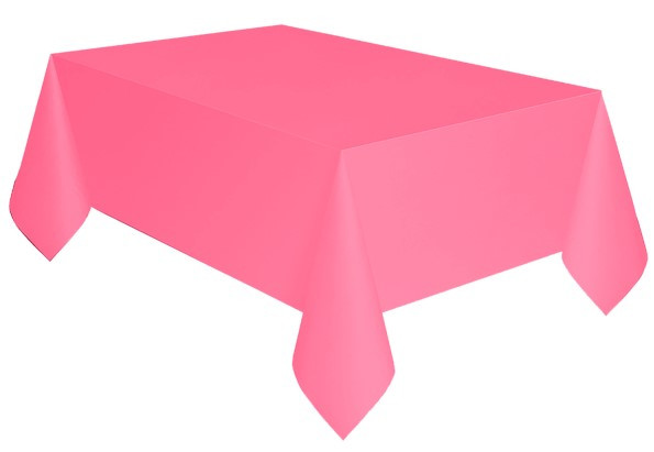 Paper tablecloth in pink 1.37 x 2.74m