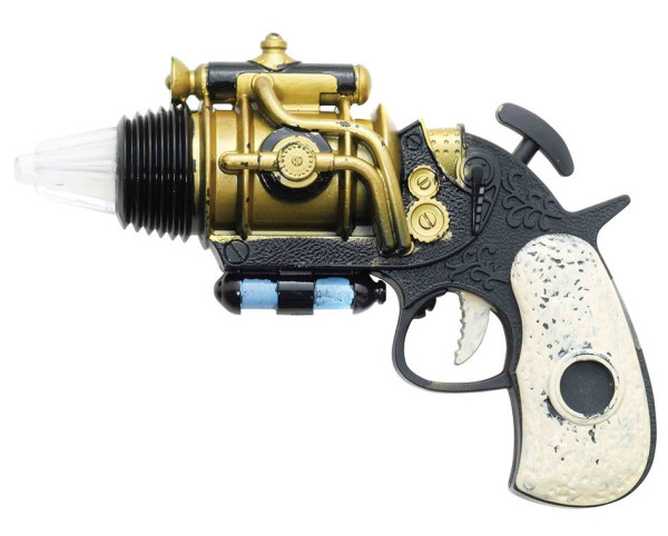 Revolver steampunk futuriste