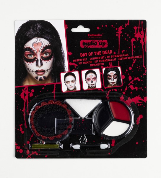 Maquillaje del Día de los Muertos de Halloween