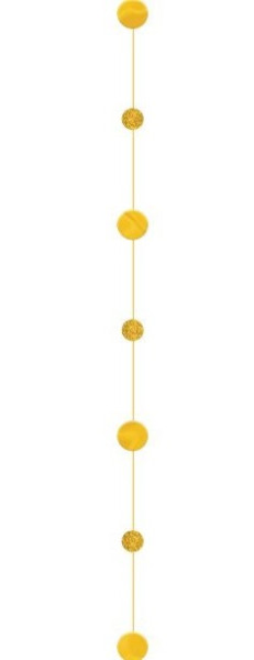 Golden Dots ballon vedhæng 1,8 m