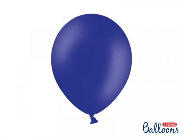 10 Partystar Luftballons dunkelblau 30cm