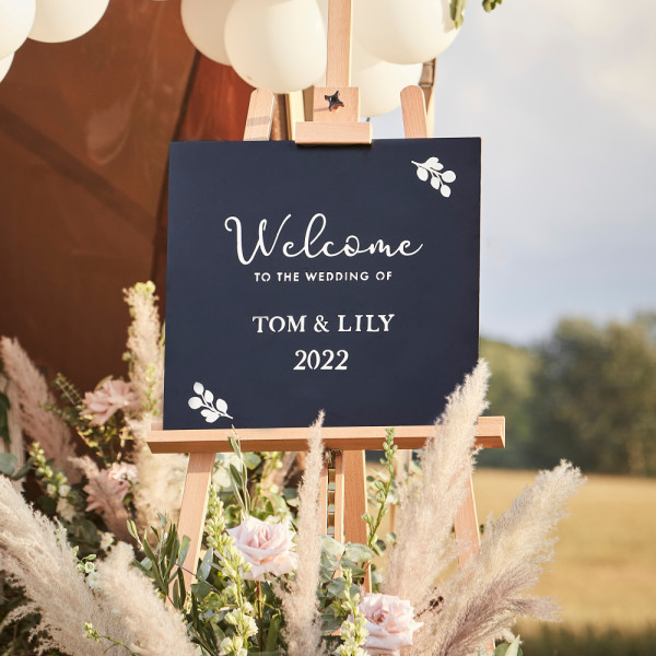 Chalky welcome board 50 x 50cm