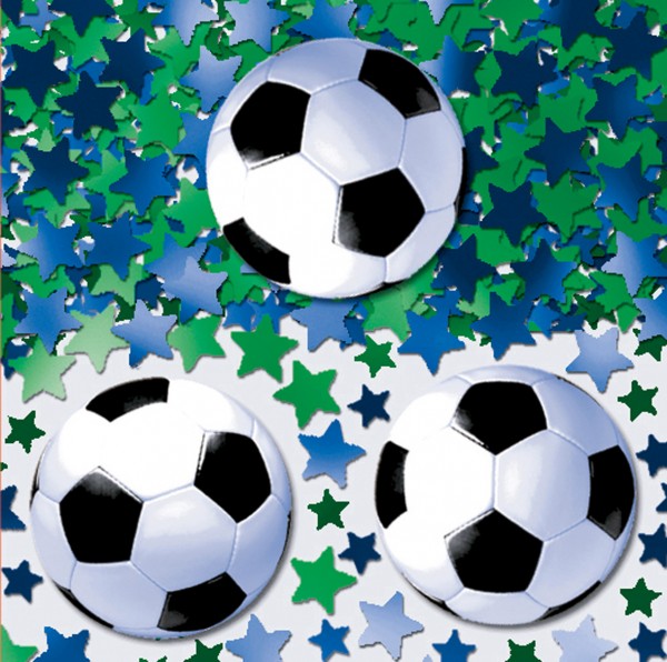 Confettis de ballons de football 14g