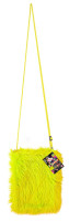 Neon-gelbe Plüsch Tasche