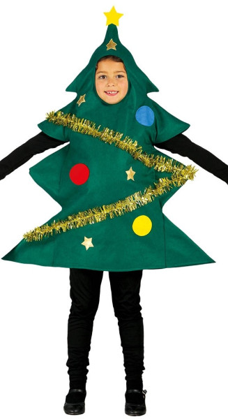 Disfraz infantil pequeño árbol de Navidad