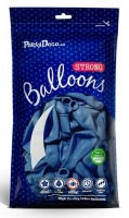 Vorschau: 50 Partystar Luftballons royalblau 23cm