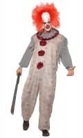 Förhandsgranskning: Skräck clown vintage kostym