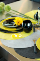 Aperçu: 50 sets de table couleur Ivoire en molleton polyester