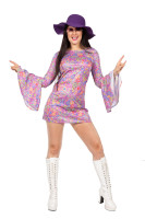 Vista previa: Disfraz de hippie querida Lina para mujer