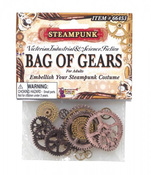 Steampunk gears metal look