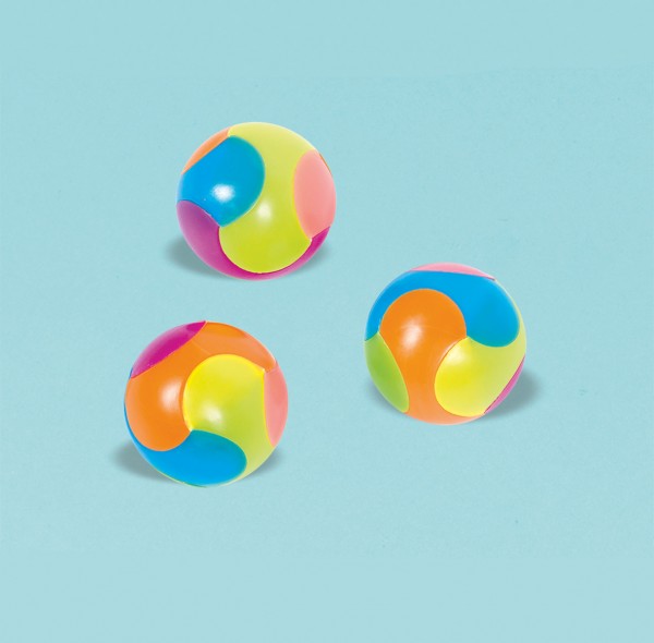 Børns fødselsdag puslespil bolde Color Splash 6 stykker