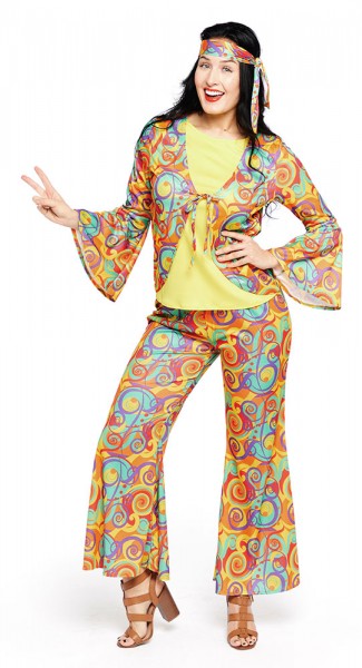 Słoneczny Hippie kostium damski