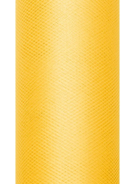 Tessuto tulle giallo 30cm x 9m