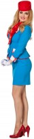 Oversigt: Blå stewardesse kostume Betty