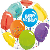 Fødselsdagsfest folie ballon 45cm