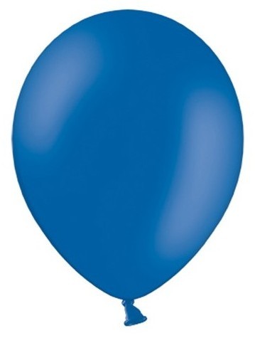 100 parti stjärnballonger kungsblå 27cm