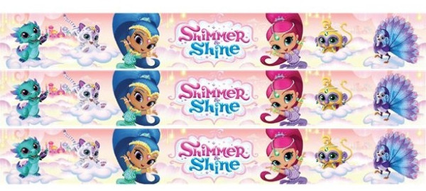 Bannière de souhaits Shimmer & Shine 1m