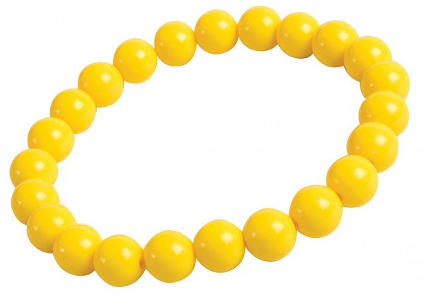 Bracelet perle pop art jaune Juilett