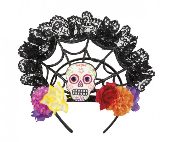 Hair Crown Day Of The Dead Spider Web 2