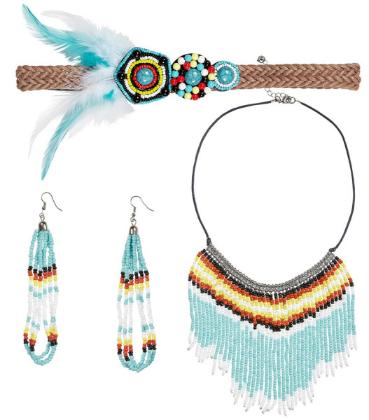 Native American Squaw smyckesset