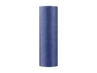 Satin fabric Eloise dark blue 9m x 16cm