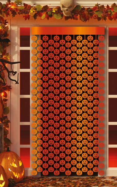 Pumpkin curtain metallic 1 x 2m