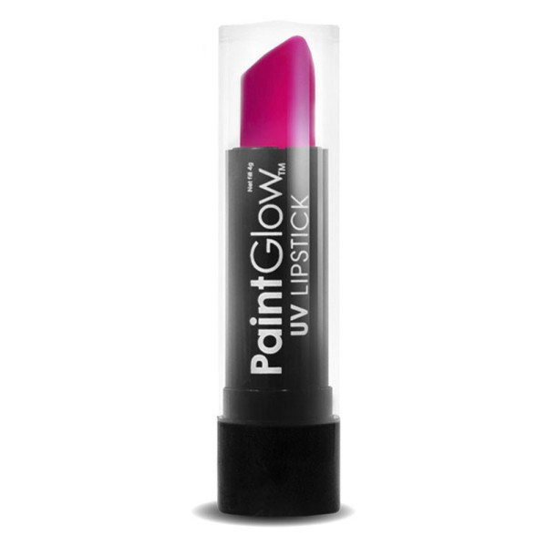 Neon UV lipstick magenta