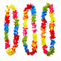 25 farverige hawaiianske halskæder Sunset