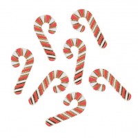Candy canes sprinkle decoration 14g