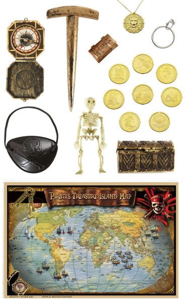 Set di accessori da pirata Premium