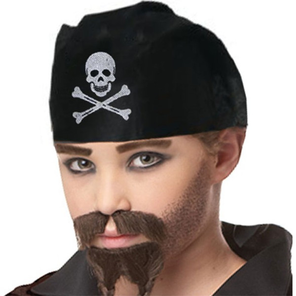 Captain Bone Pirate hoofddoek voor kinderen