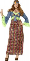 Vista previa: Maxi vestido hippie Stina con diadema