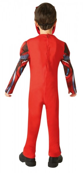 Little Red PowerRanger Deluxe-kostume til børn 2