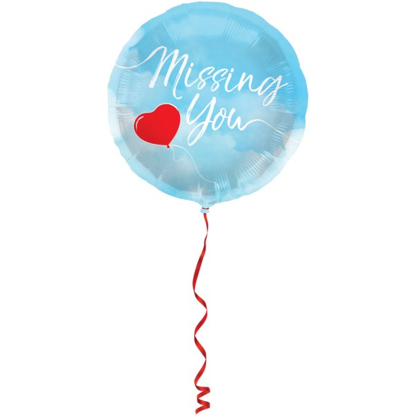 Missing you foil balloon 45cm
