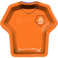 8 plaques de football Holland 24cm