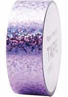 Holografisches Washi Tape lila 10m