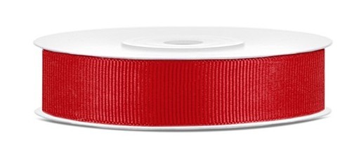 Rote Ripsband Rolle 25m