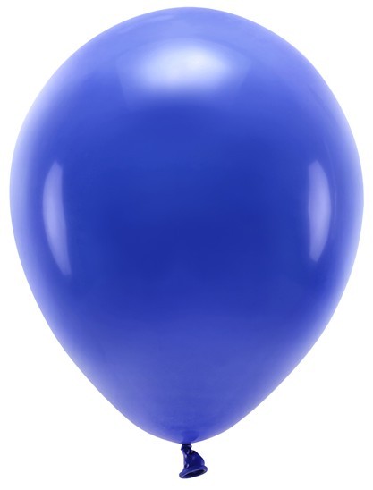100 eco pastel balloons royal blue 30cm