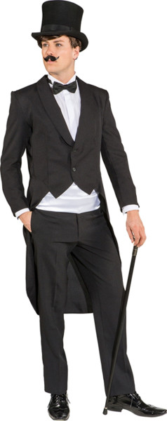 Classic men's tailcoat in black