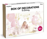 Kit decorazione 33 pezzi oro rosa