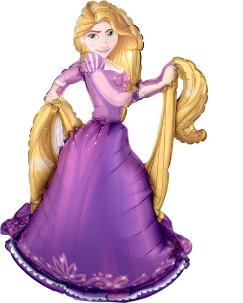 Prinsessan Rapunzel folieballong